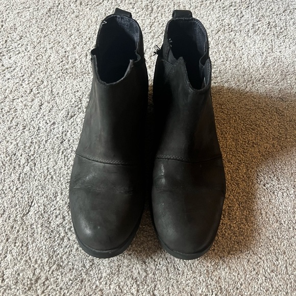 Sorel Women's Size 8 Emelie Chelsea Black Waterproof Leather Boots NL2671-010 - Picture 4 of 8